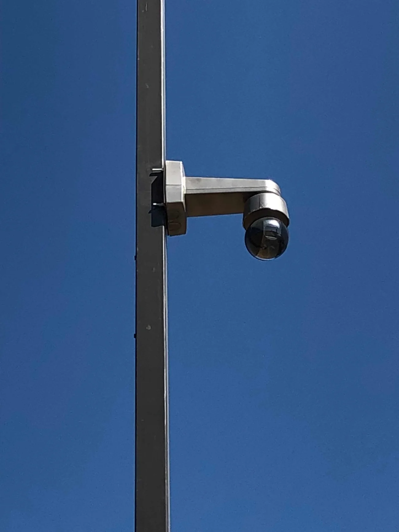 Exterior security camera installation